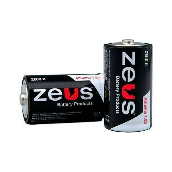 Zeus Battery Products 1.5V D Alkaline, 12PK ZEUS D